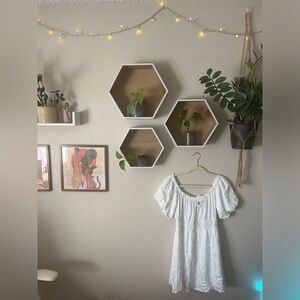 F21 Short White Dress